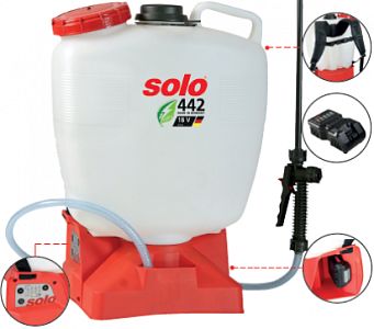 Zádový bateriový postřikovač SOLO 442