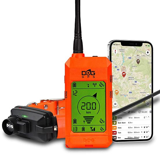 Vyhledávací zařízení se zvukovým lokátorem pro psy DOG GPS X30B